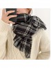 Plaid Print Blanket Scarf 